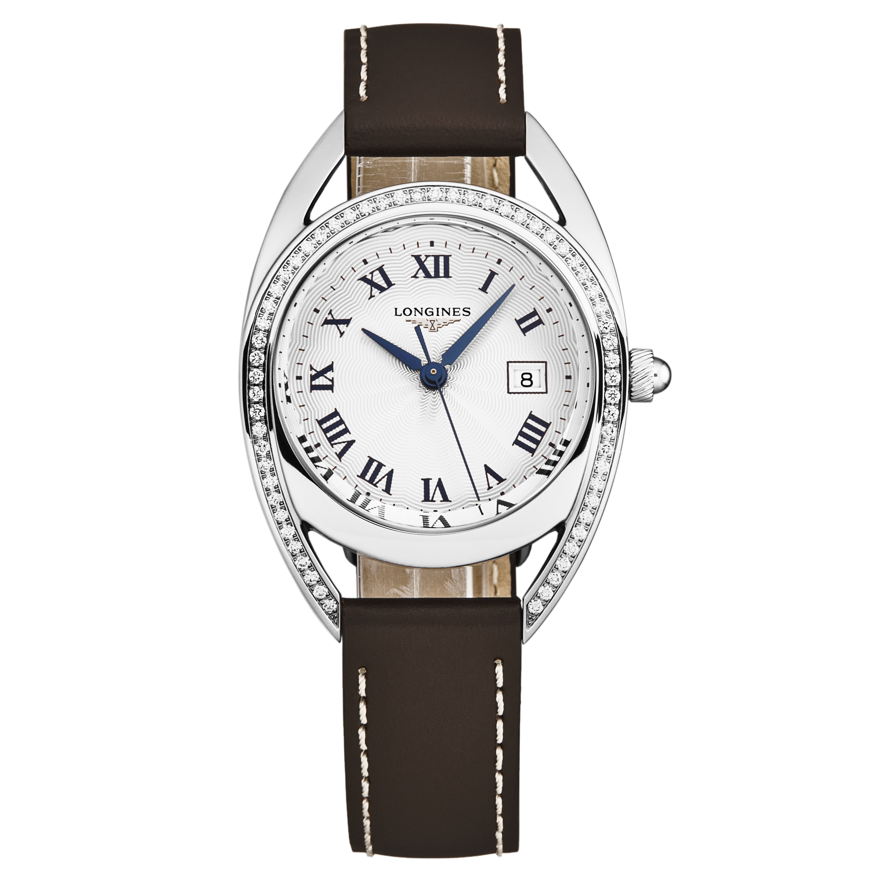 Longines Equestrian Quartz Silver Dial Ladies Watch L6.137.0.71.2