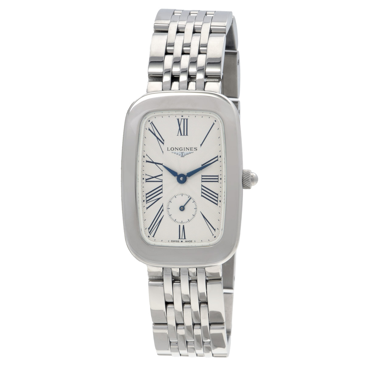 Longines Equestrian Quartz Silver Dial Ladies Watch L6.143.4.71.6