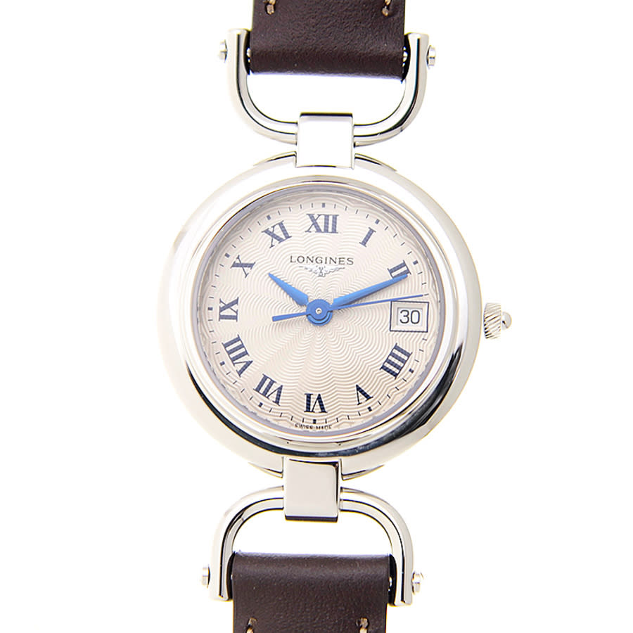 Longines Equestrian Quartz White Dial Ladies Watch L6.130.4.71.2