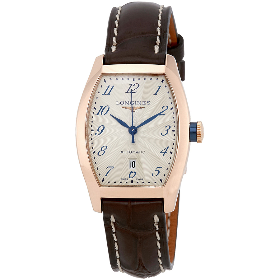 Longines Evidenza Cream Dial Automatic Ladies Watch L2.142.8.73.4
