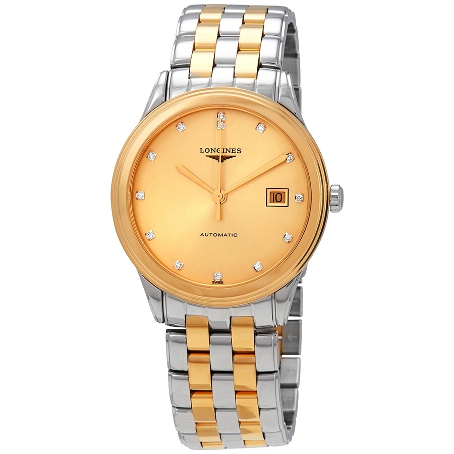 Longines Flagship Champagne Diamond Dial Men's Watch L4.974.3.37.7