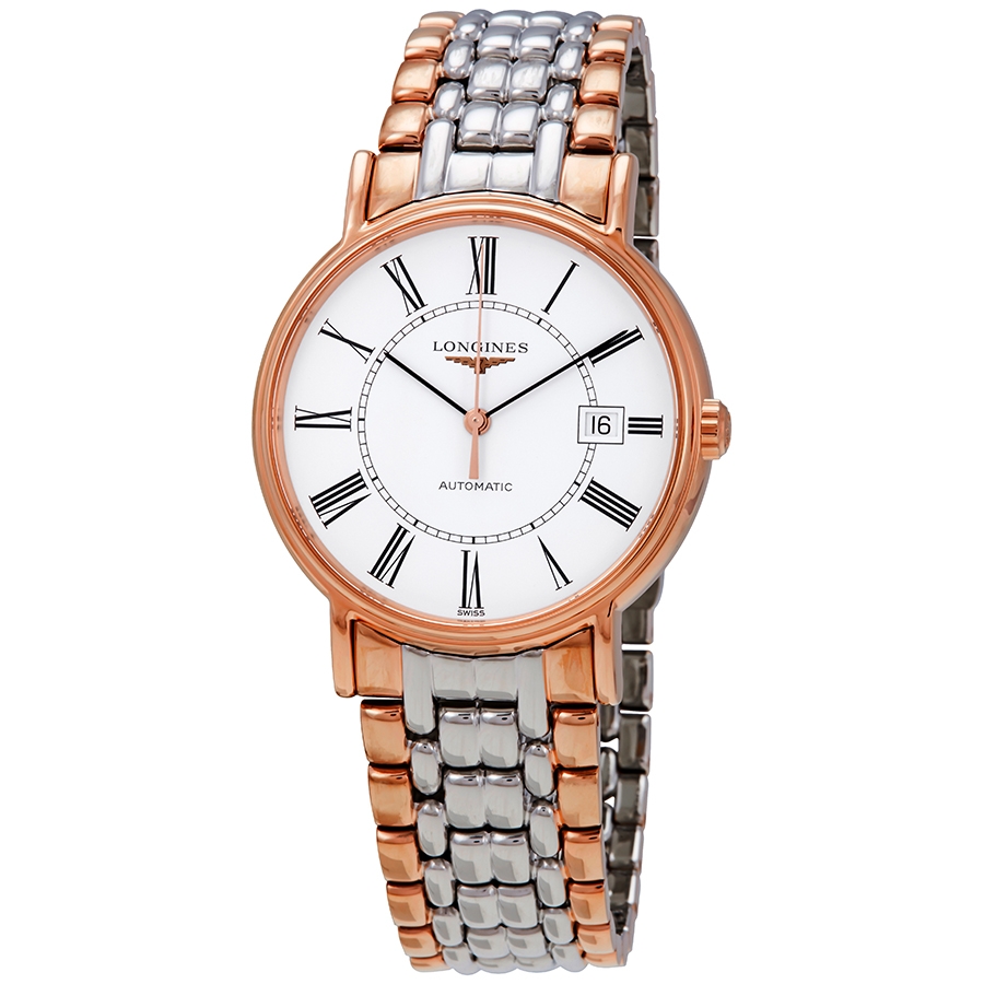 Longines Flagship Automatic White Dial Two-tone Men's Watch