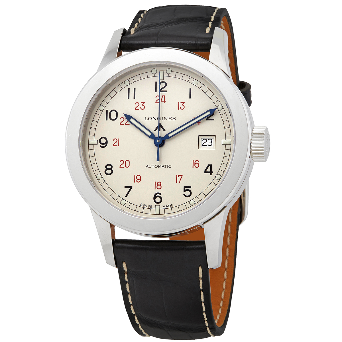 Longines Heritage Automatic Cream Dial Men's Watch L2.832.4.73.0