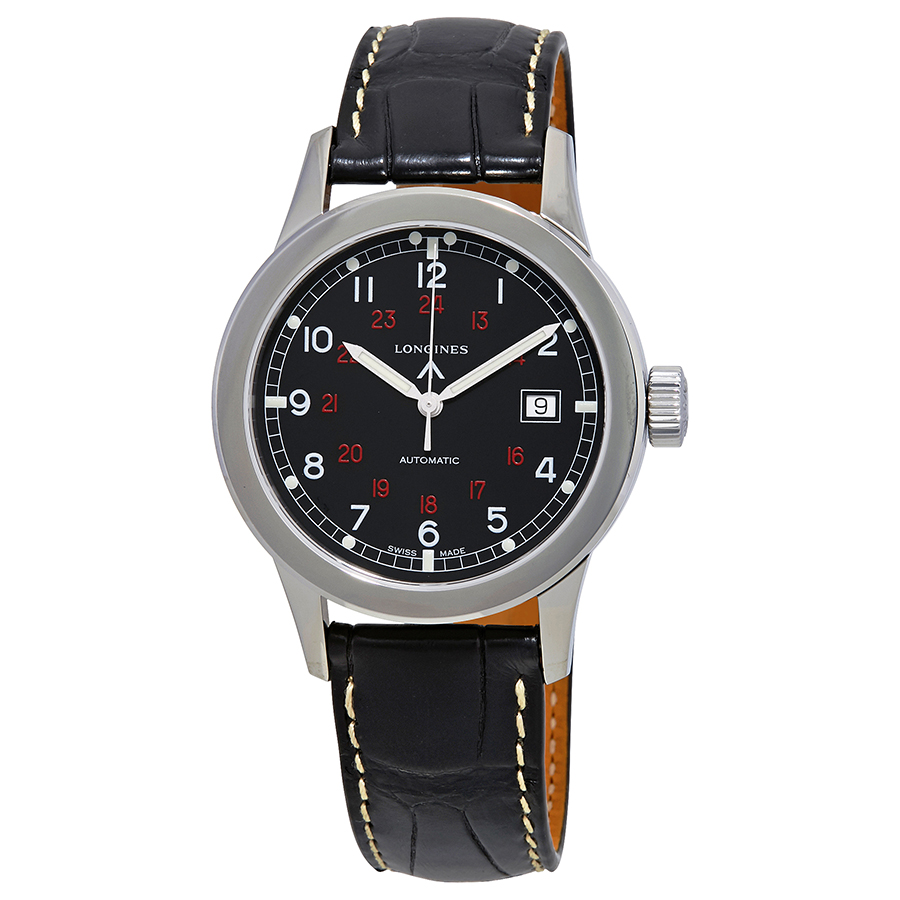 Longines Heritage Military Automatic Black Dial Men's Watch L28324533