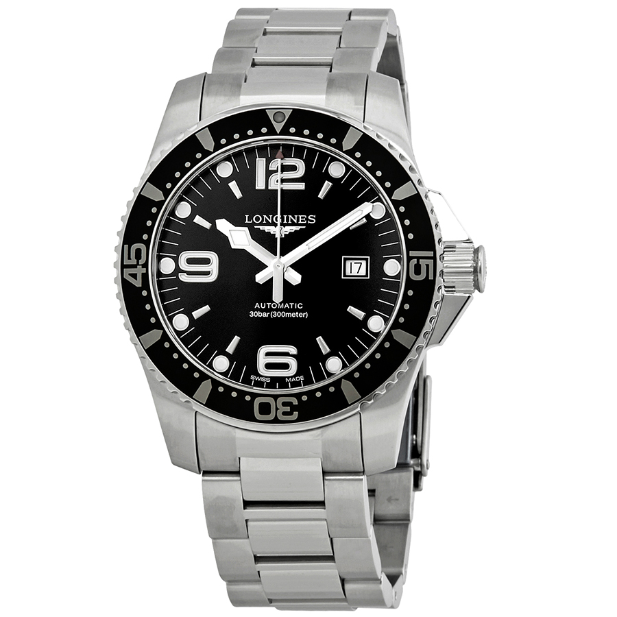 Longines Hydroconquest Automatic 44 mm Black Dial Men's Watch L3.841.4.56.6