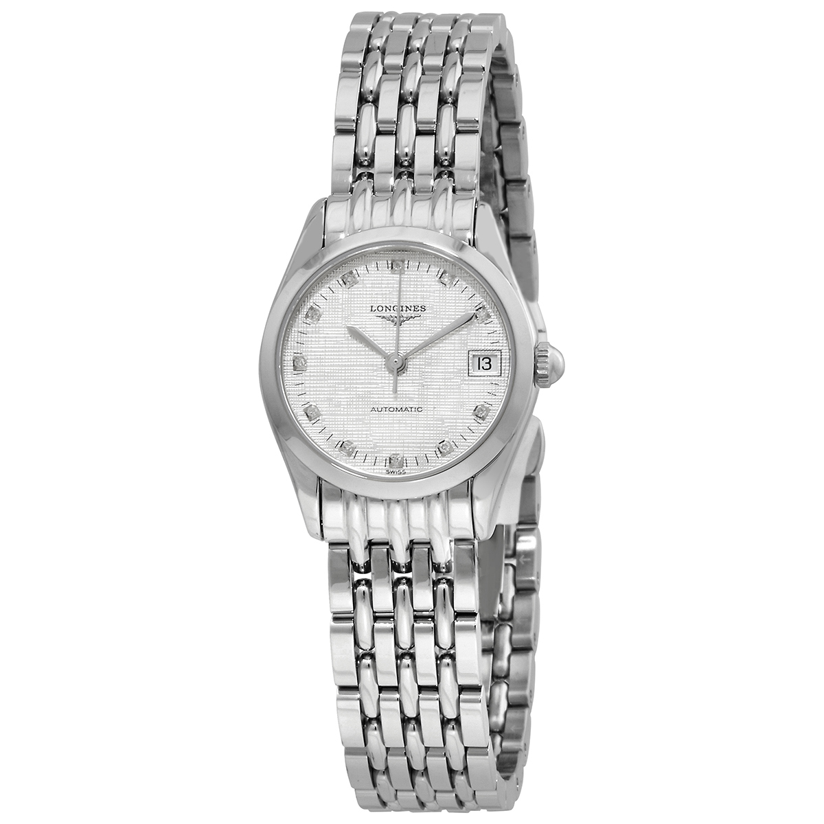 Longines La Grande Classique Automatic Diamond Silver Dial Ladies Watch L4.298.4.77.6