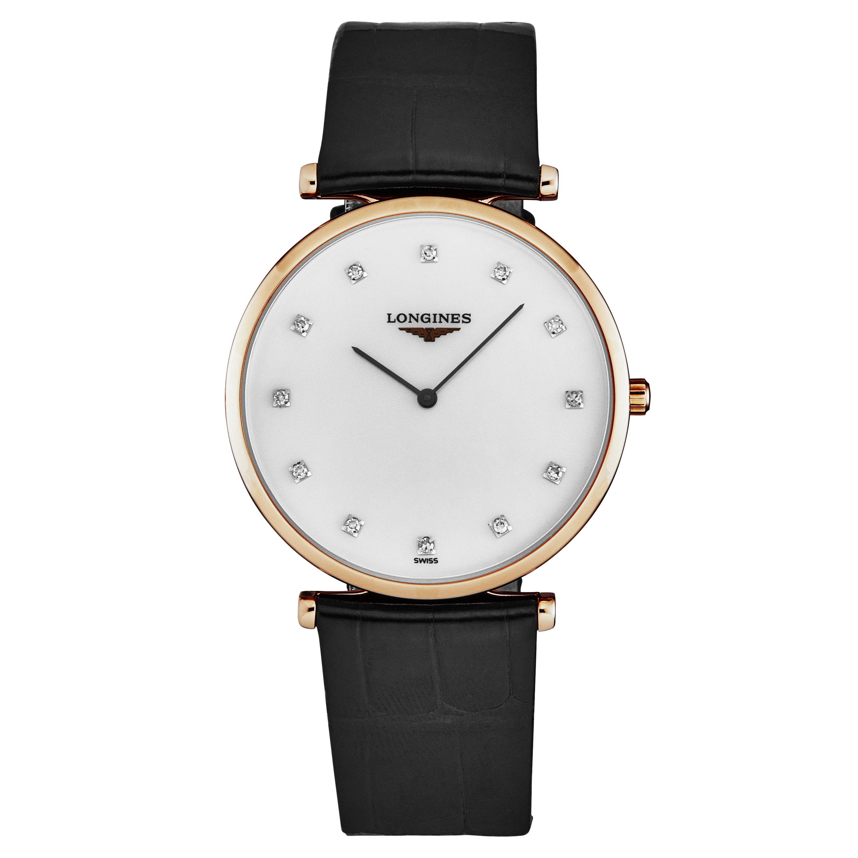 Longines La Grande Classique Quartz Diamond Ladies Watch L4.709.1.88.2