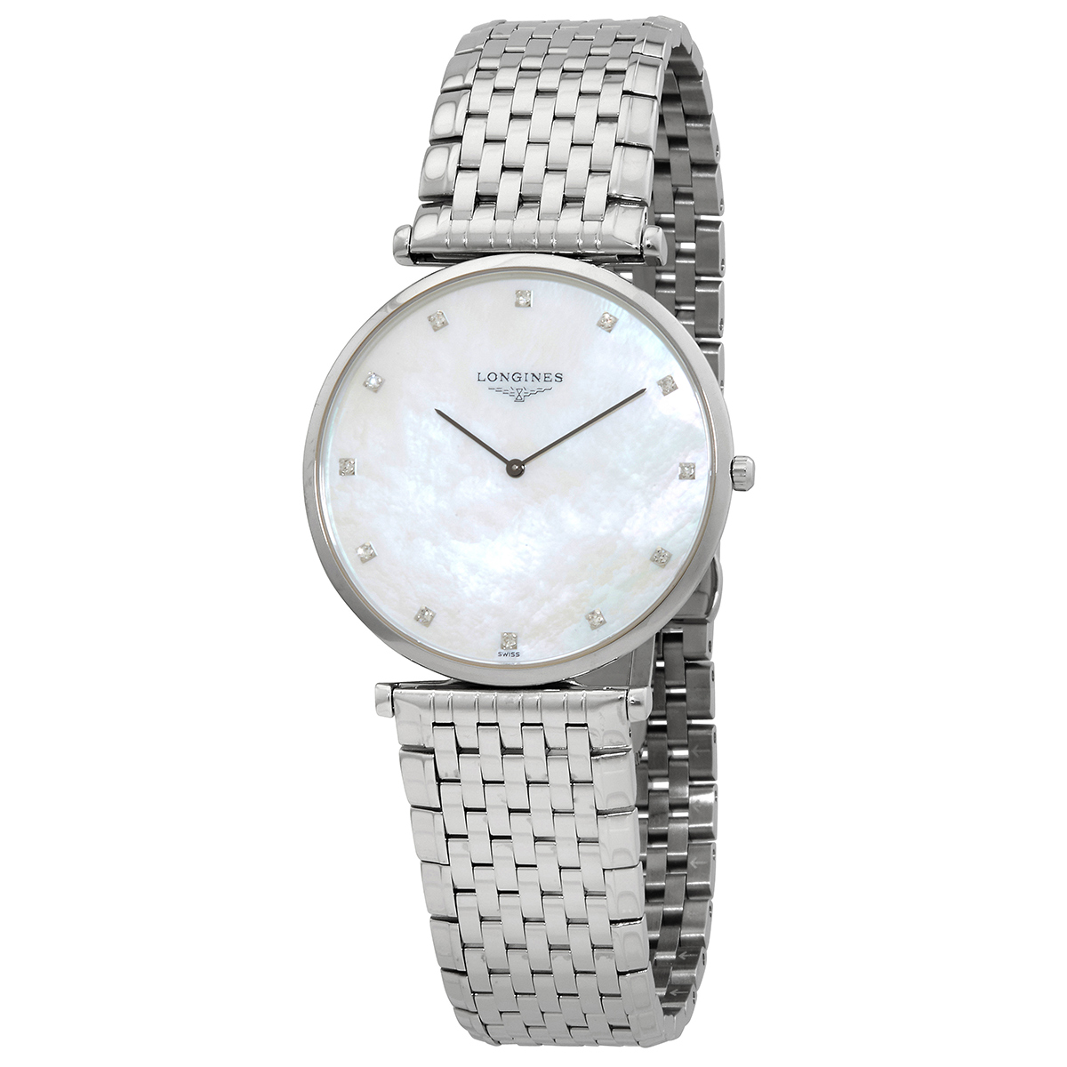 Longines La Grande Classique Quartz Diamond Mother of Pearl Dial Unisex Watch L47664876