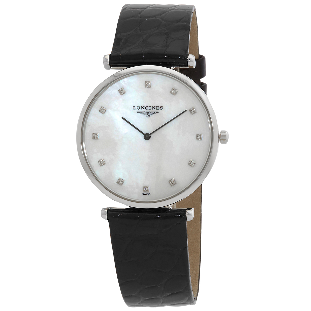 Longines La Grande Quartz Diamond White Dial Unisex Watch L47094882