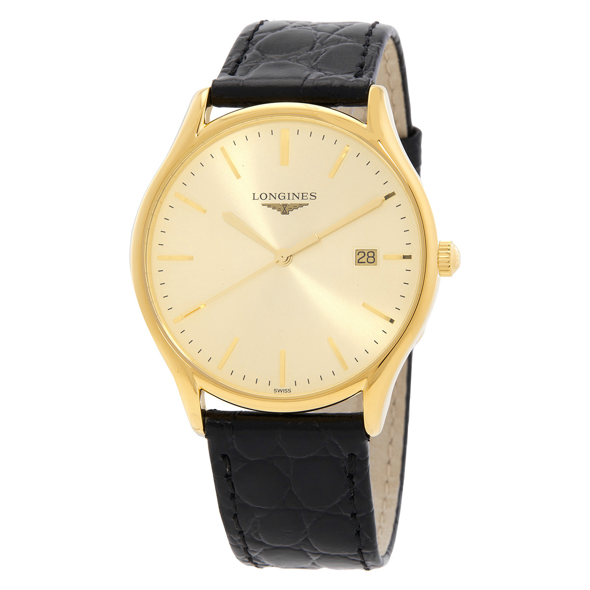 Longines Lyre Quartz Champagne Dial Men's Watch L4.859.2.32.2