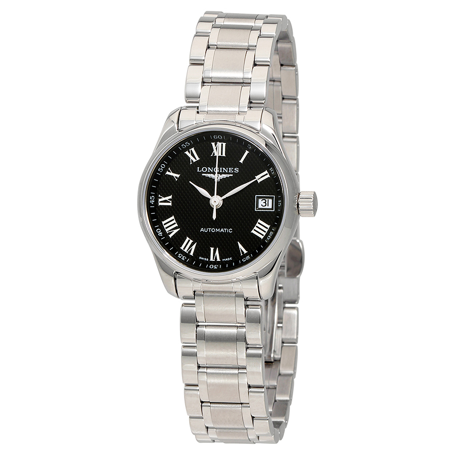 Longines Master Automatic Black Dial Ladies Watch L2.128.4.51.6