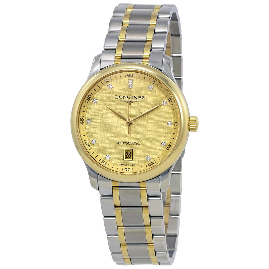 Longines Master Champagne Diamond Dial Men's Watch L2.628.5.38.7