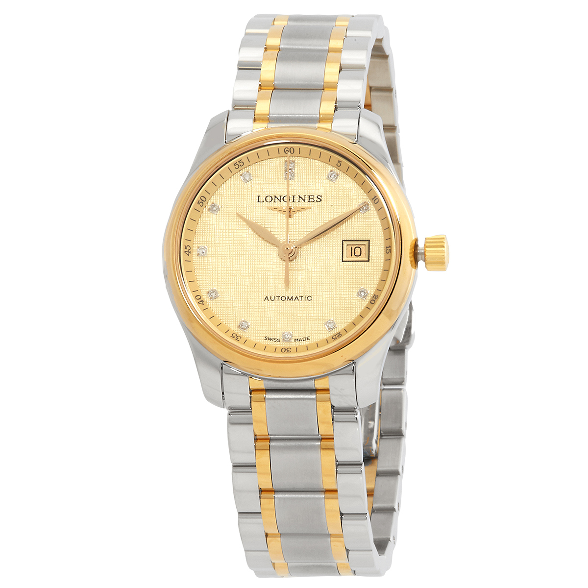 Longines Master Collection Automatic Diamond Ladies Watch L2.257.5.38.7