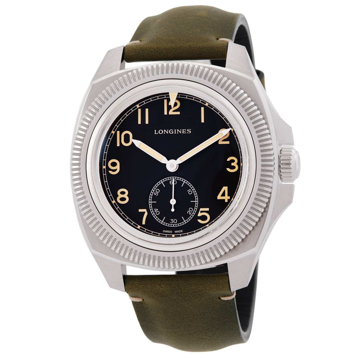 Longines Pilot Majetek Automatic Black Dial Men's Watch L2.838.4.53.2