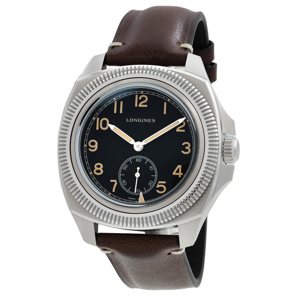 Longines Pilot Majetek Automatic Black Dial Men's Watch L2.838.4.53.9