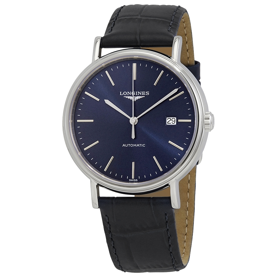 Longines Presence Automatic Sunray Blue Dial Men's Watch L4.922.4.92.2  7612356209711 - Watches, Presence - Jomashop