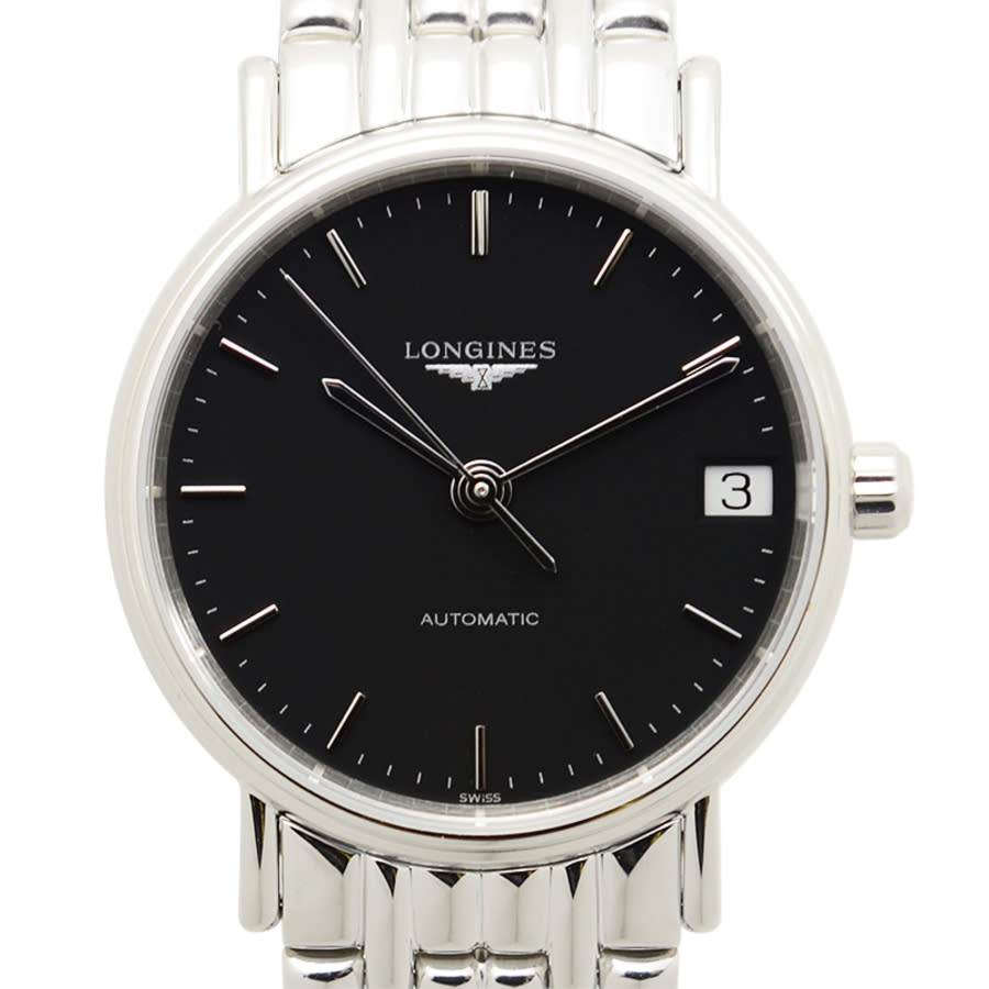Longines Presence Black Dial Ladies Watch L4.322.4.52.6