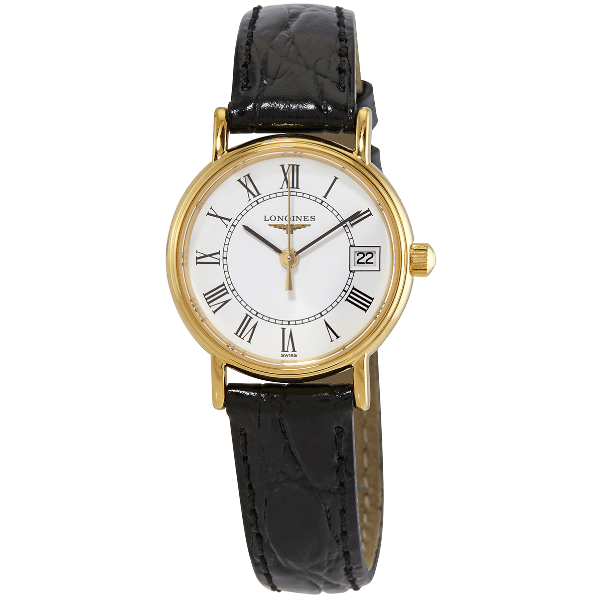 Longines Presence Quartz Matt White  Dial Ladies Watch L4.319.2.11.2