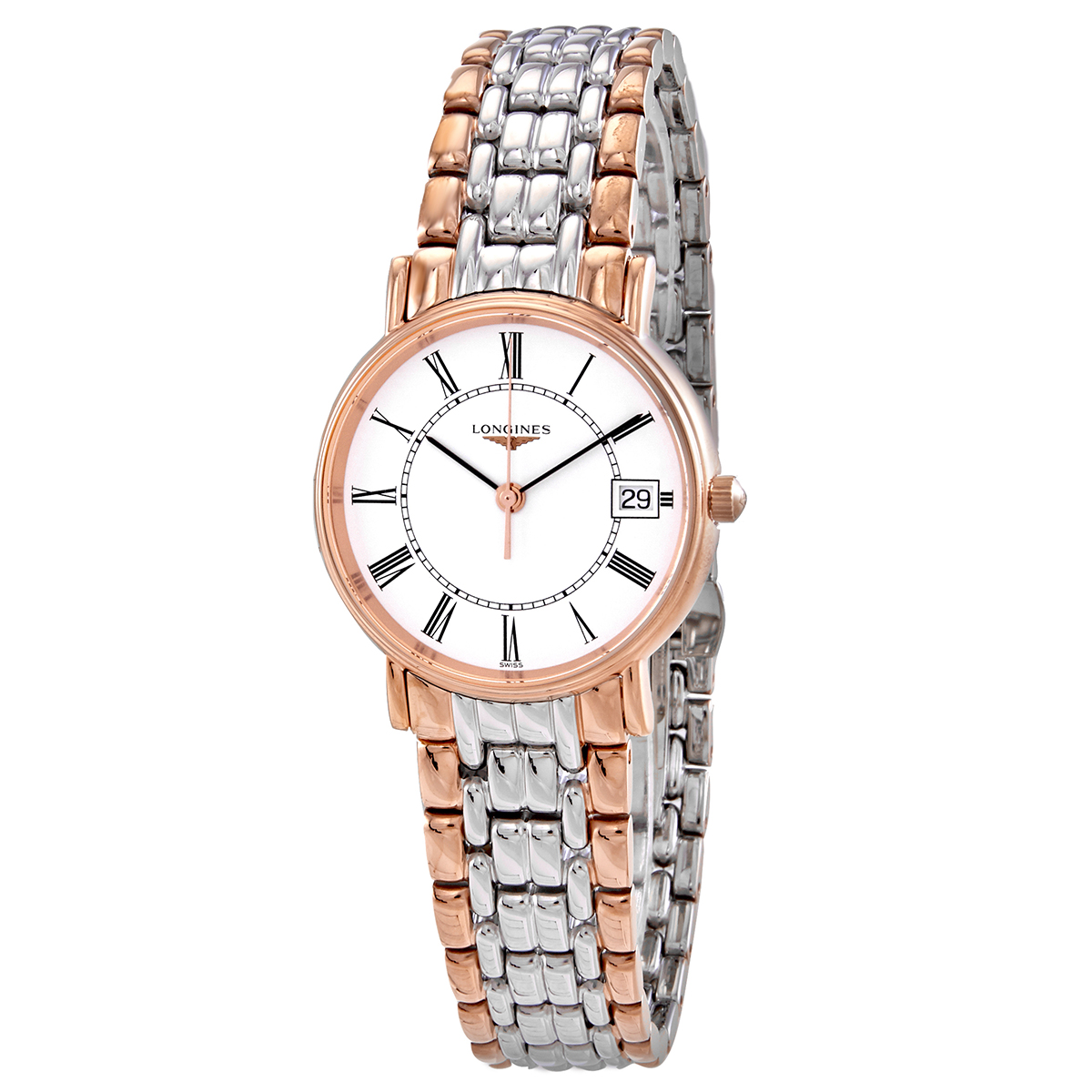 Longines Presence Quartz Matt White Dial Ladies Watch L4.320.1.11.7