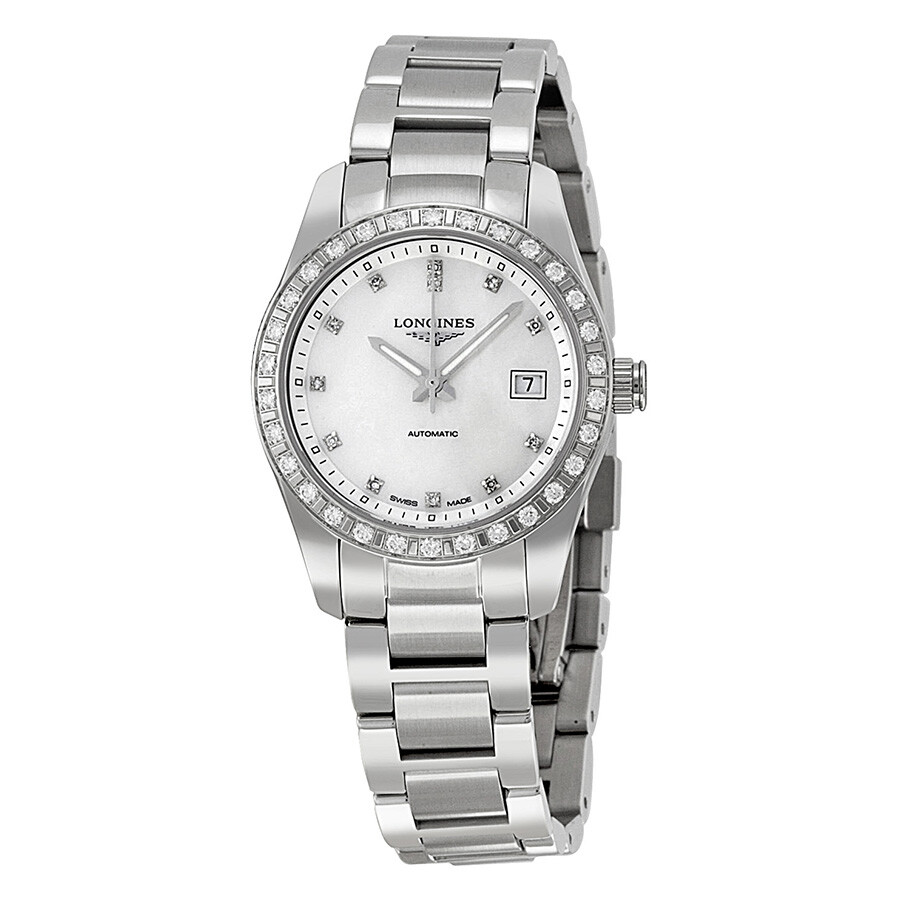 Longines Primaluna Mother of Pearl Stainless Steel Ladies