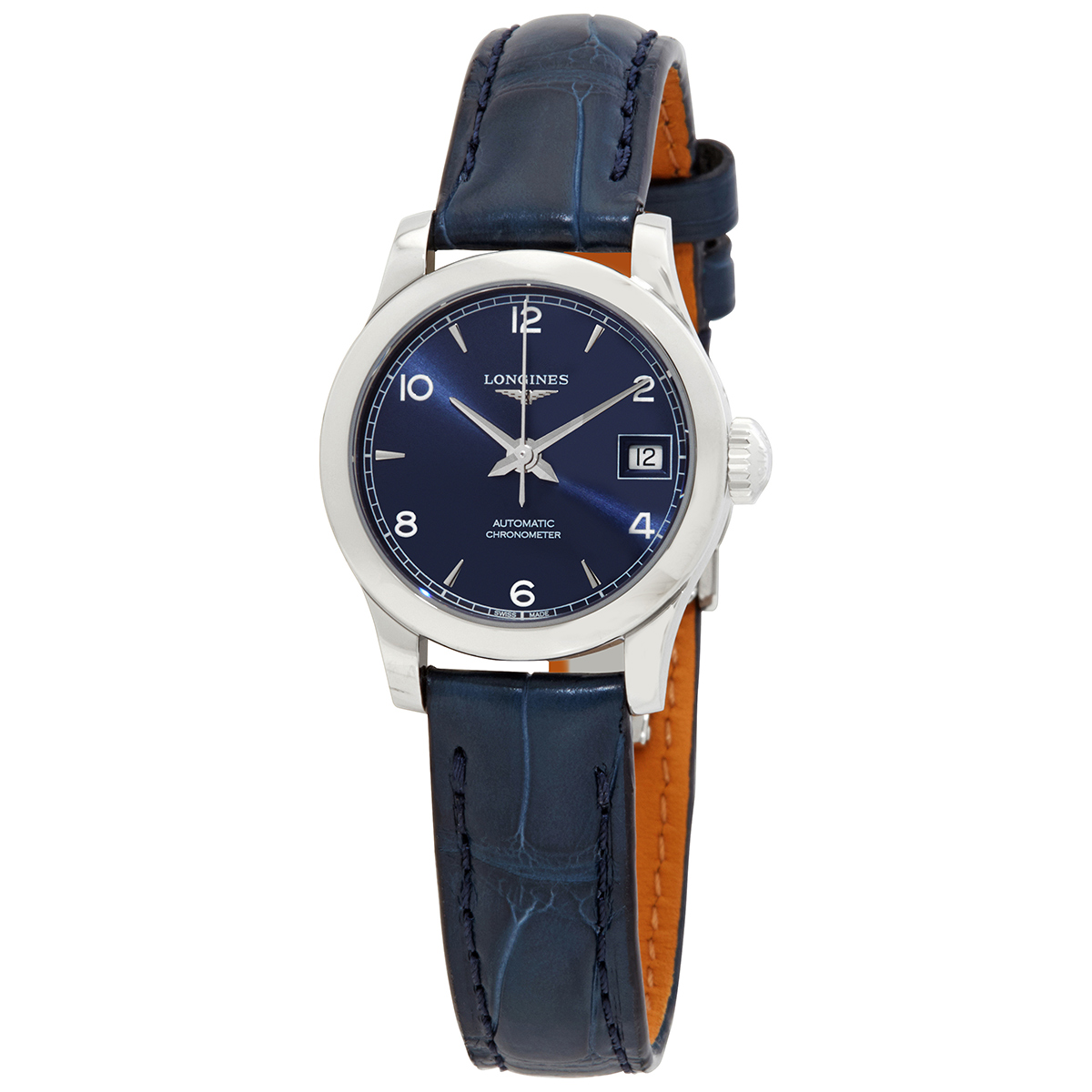Longines Record Automatic Blue Dial Ladies Watch L23204964