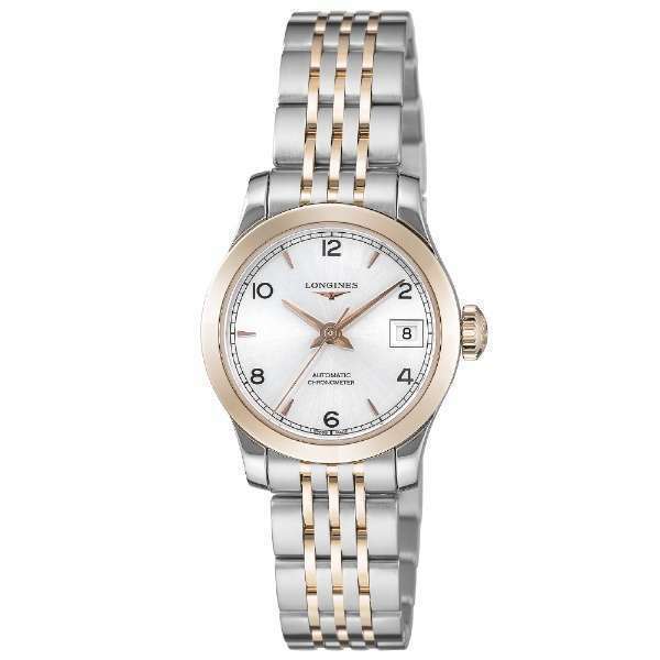Longines Record Automatic Silver Dial Ladies Watch L2.320.5.76.7