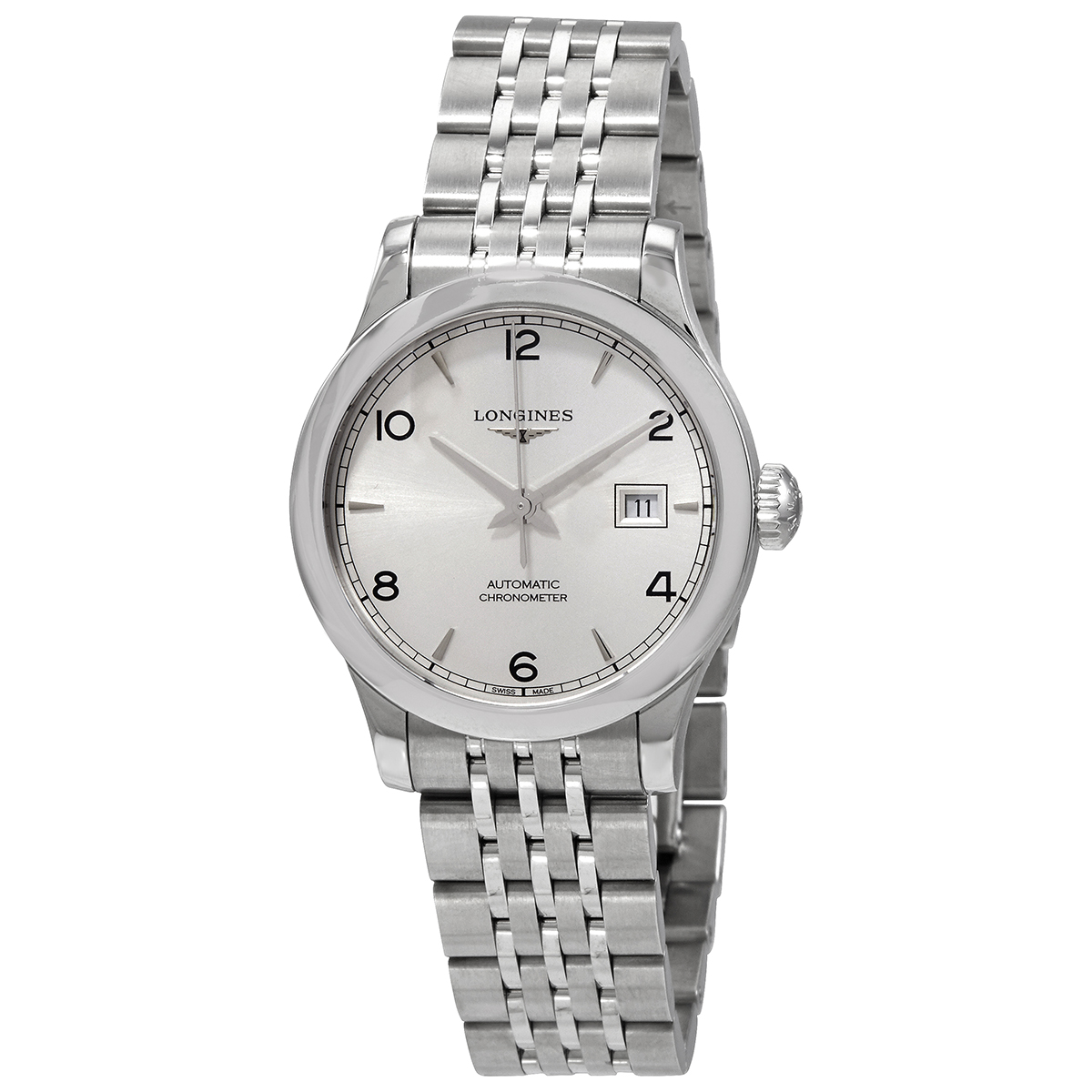 Longines Record Quartz Silver Dial Ladies Watch L23214766