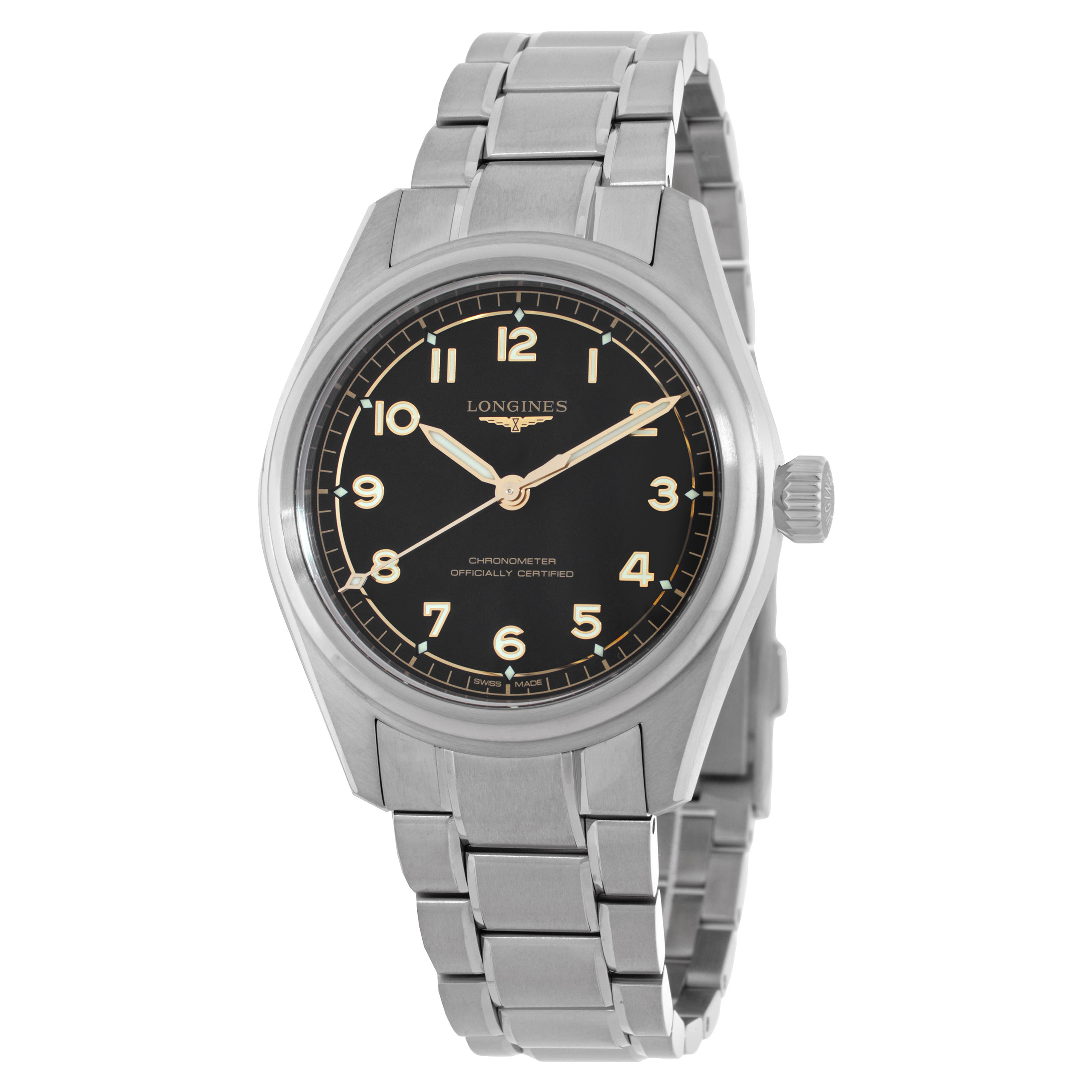 Longines Spirit Pilot Automatic Black Dial Men's Watch L3.809.4