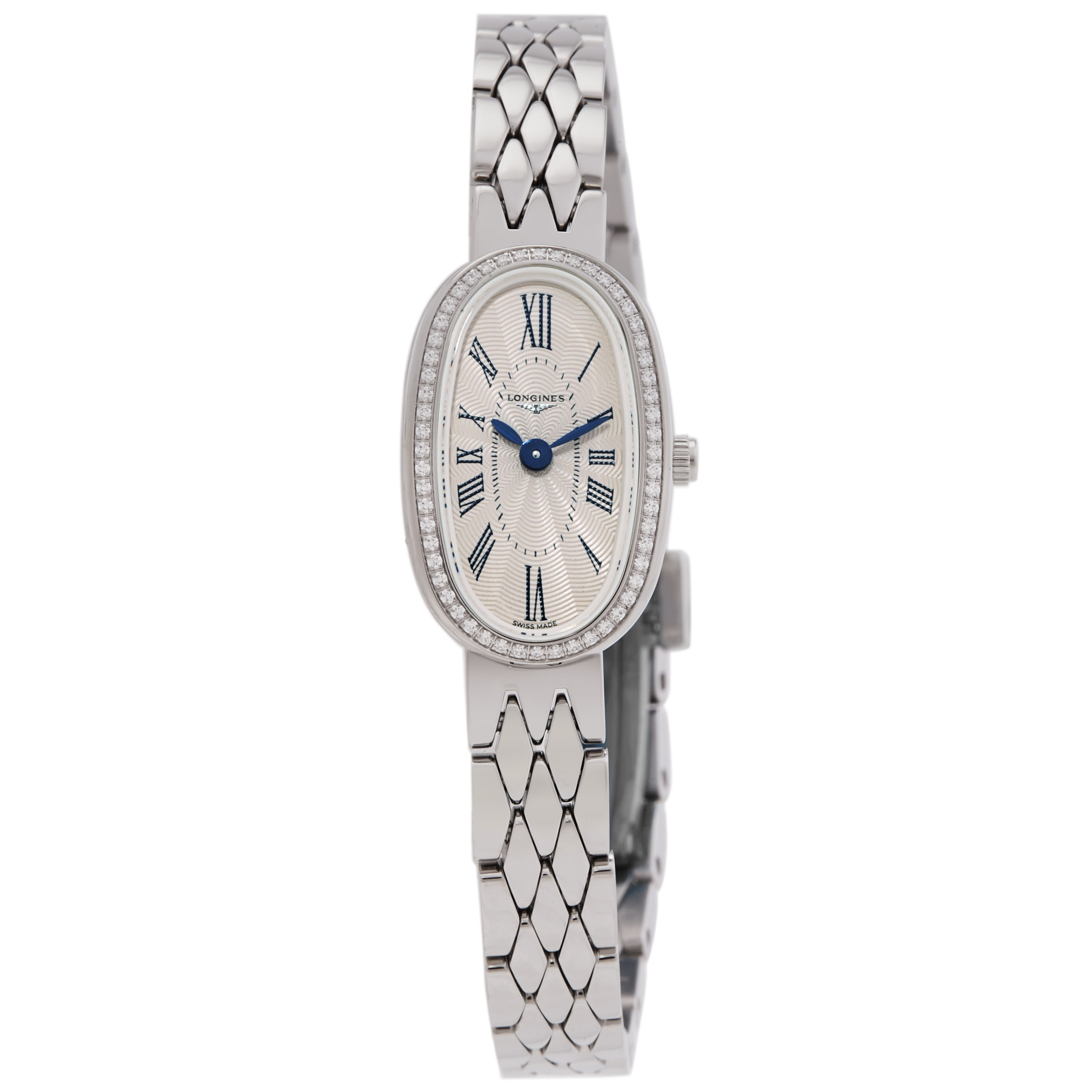 Longines Symphonette Quartz Diamond Silver Dial Ladies Watch L2.304.0.71.6