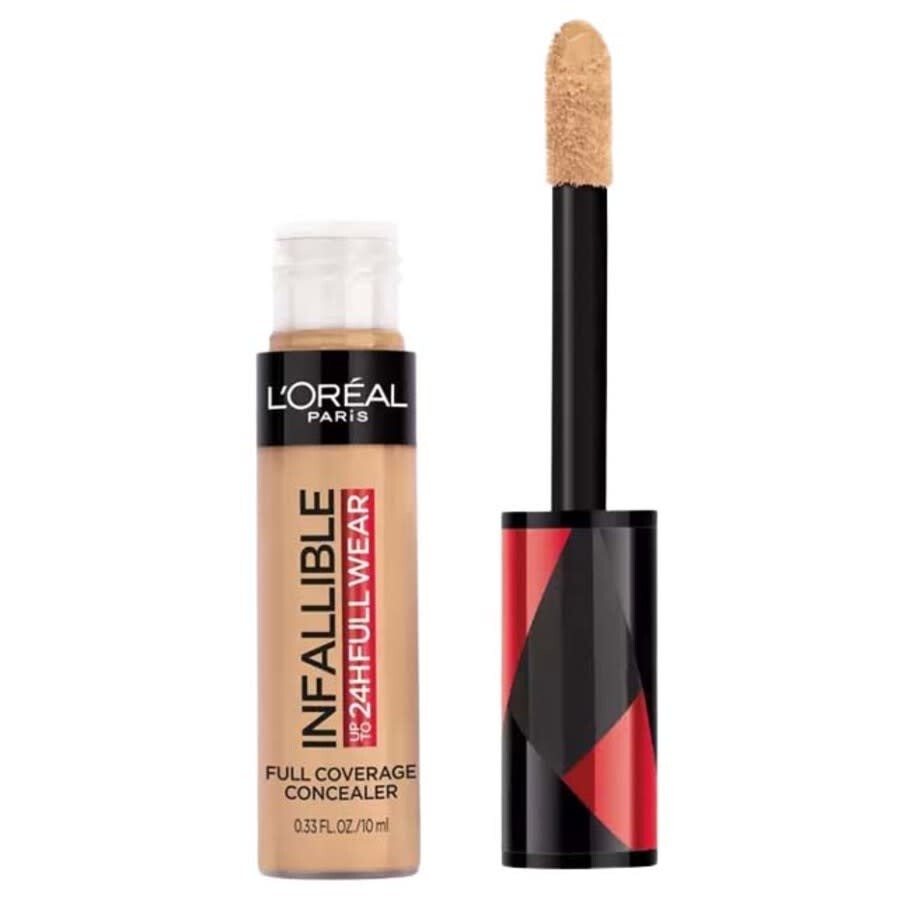 L'oreal Ladies Infallible Full Wear Waterproof Concealer 0.33 oz Amber Makeup 071249382516 In Orange