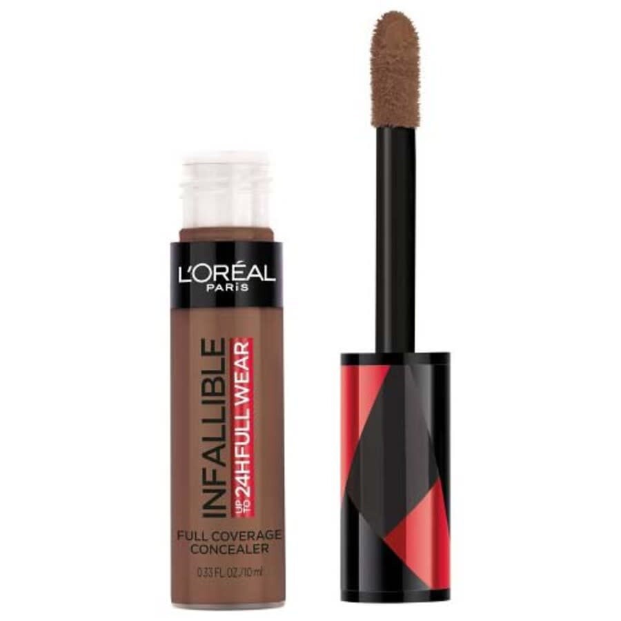 L'oreal Ladies Infallible Full Wear Waterproof Concealer 0.33 oz Coffee Makeup 071249384763 In Brown