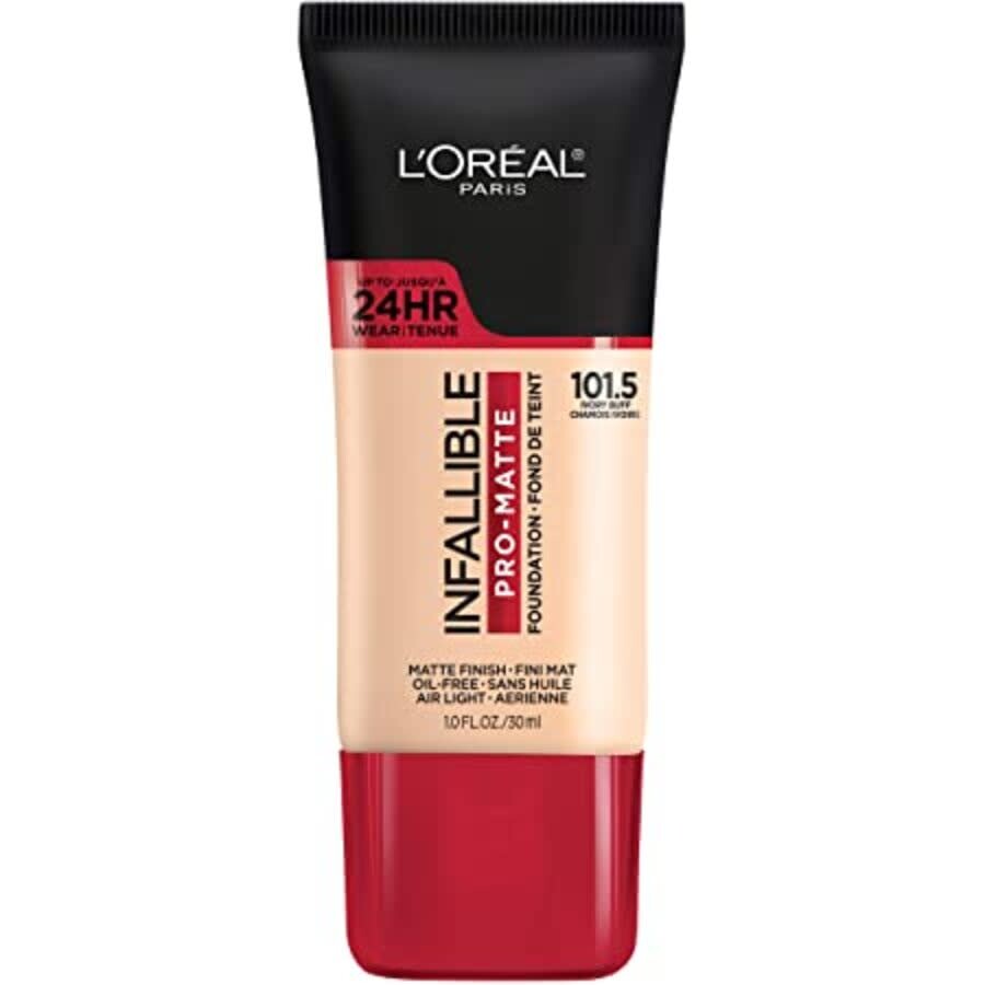 L'oreal Ladies Infallible Pro-matte Liquid Longwear Foundation Liquid 1 oz Ivory Buff 101.5 Makeup 0 In White