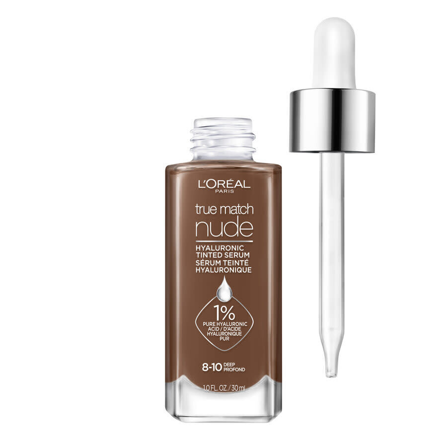 L'oreal Ladies True Match Hyaluronic Tinted Serum Foundation Make 1 oz Deep 8-10 Makeup 071249635988