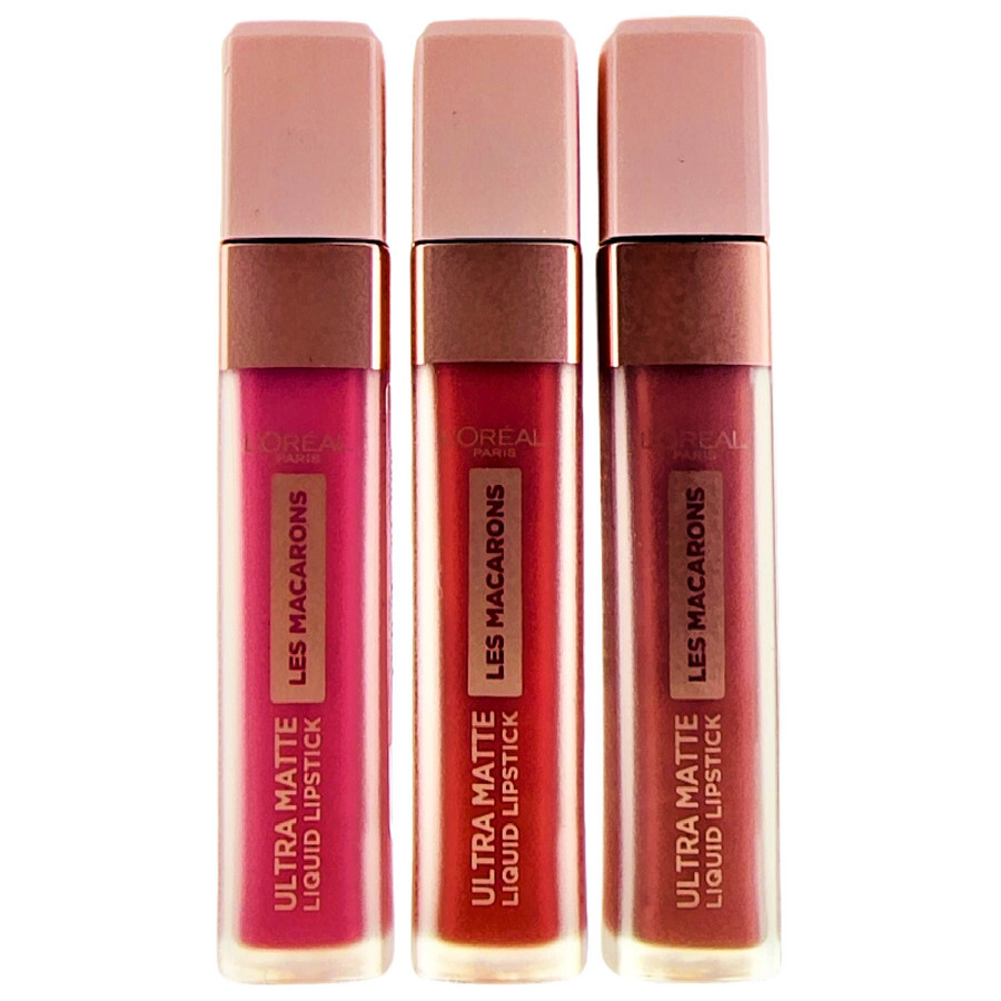 L'oreal Professional Ladies Paris Infaillible Les Macarons Matte Liquid Lipsti Gift Set Makeup 36607