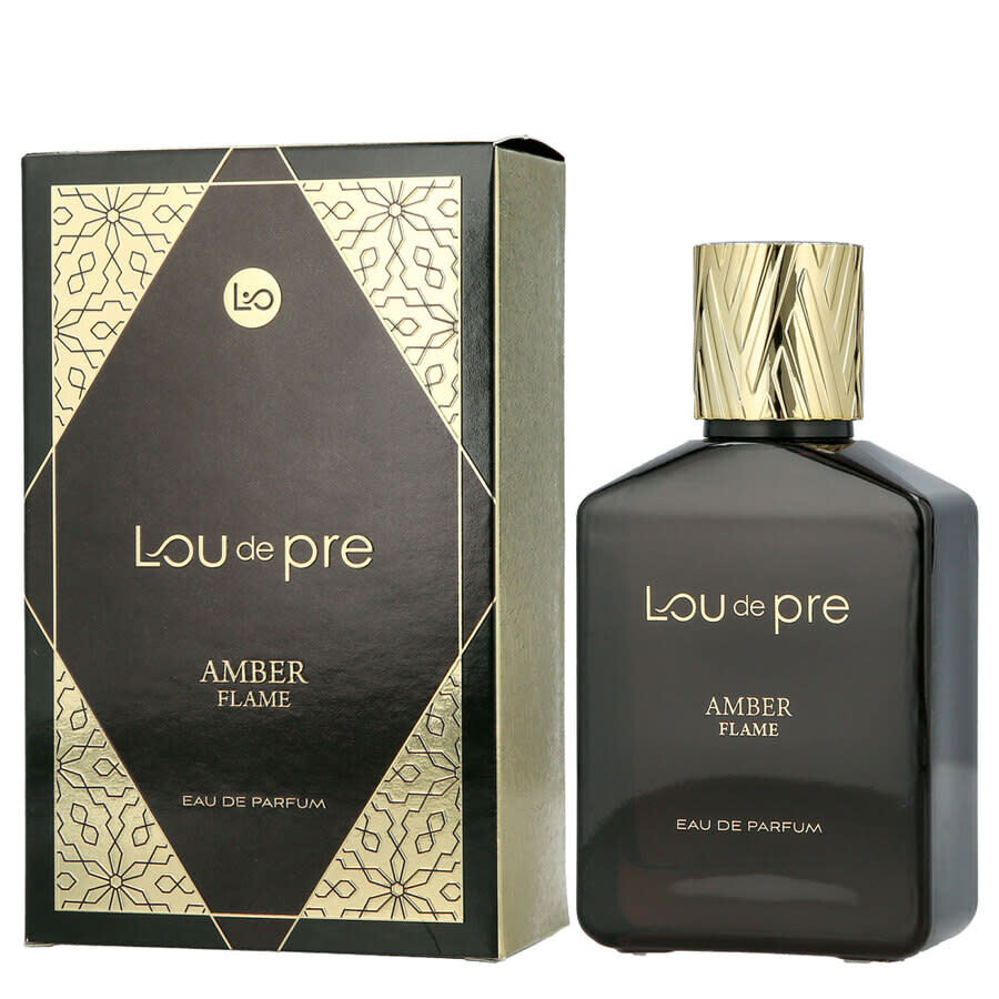 Lou De Pre Men's Amber Flame Edp Spray 3 oz Fragrances 5903719645836