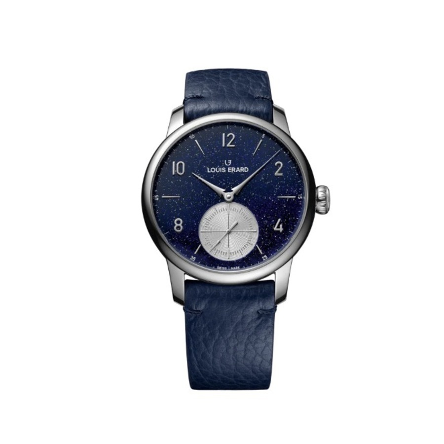 Louis Erard Excellence Petite Seconde Aventurine Automatic Blue Dial Men's Watch 34238AA32.BVA134