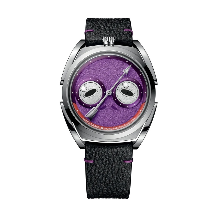 Louis Erard Le Régulateur Purple Dial Men's Watch 85340AA02.BVA192