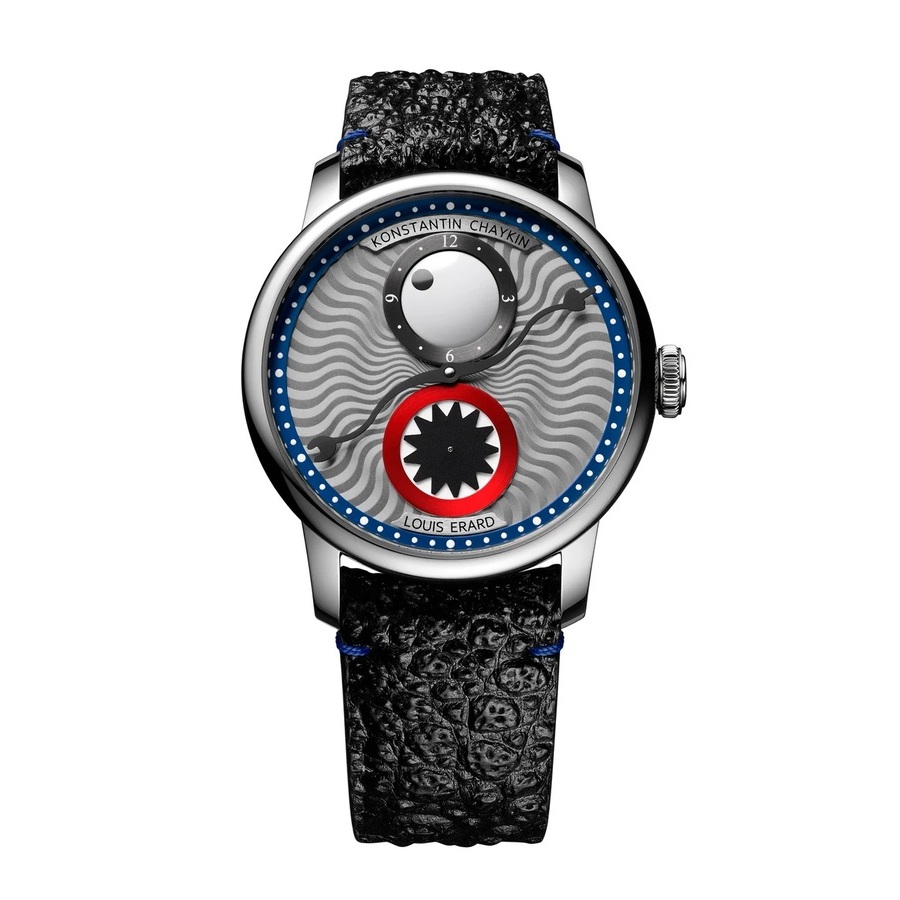 Louis Erard Regulator Monster Grey Dial Men's Watch 85237AA90.BGA087