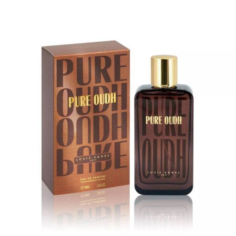 Louis Varel Men's Pure Oudh Edp Spray 3.3 oz Fragrances 3760168633935