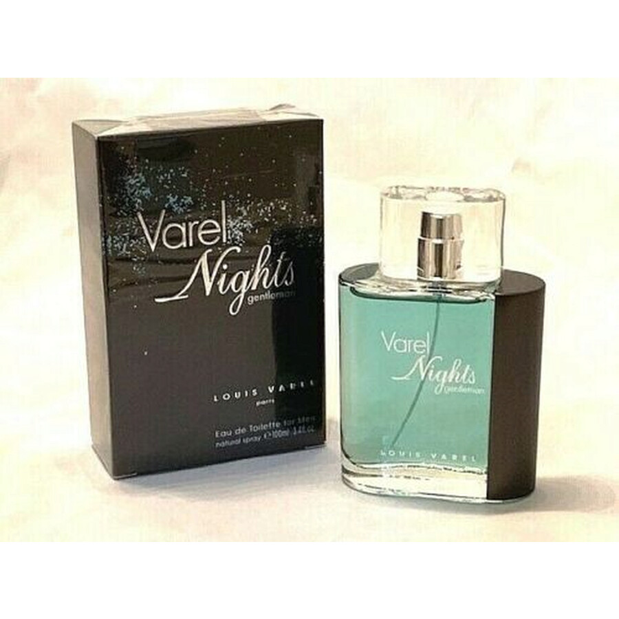 Louis Varel Men's Varel Nights Gentelman Edt Spray 3.4 oz Fragrances 3760168630552