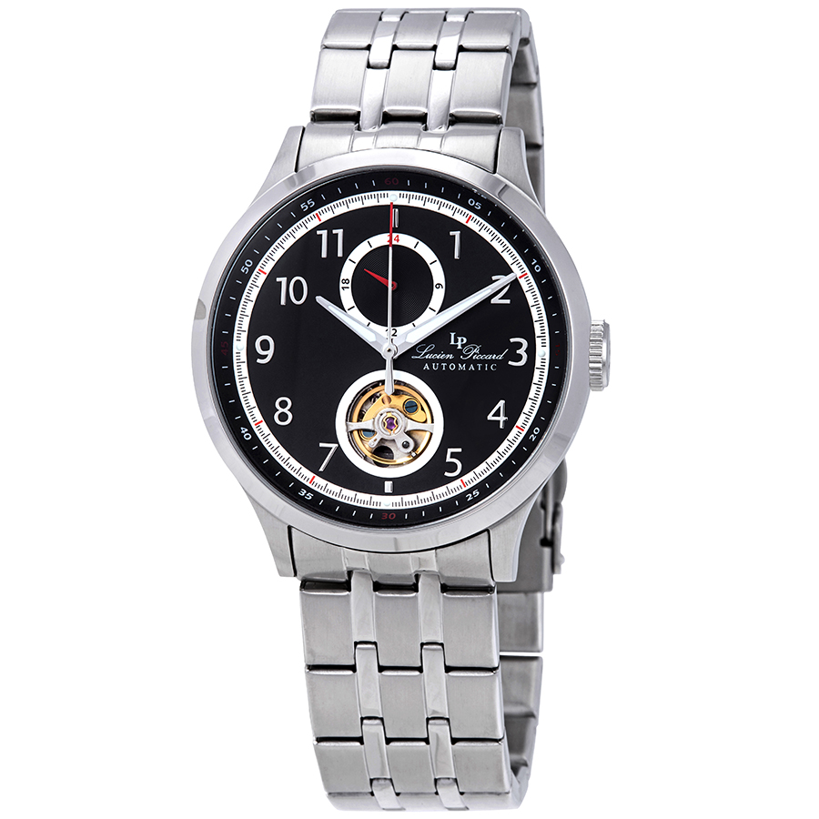 Montre Lucien Piccard Open Heart Automatique - Plaquée Or 18k - Vintage Homme - Occasion