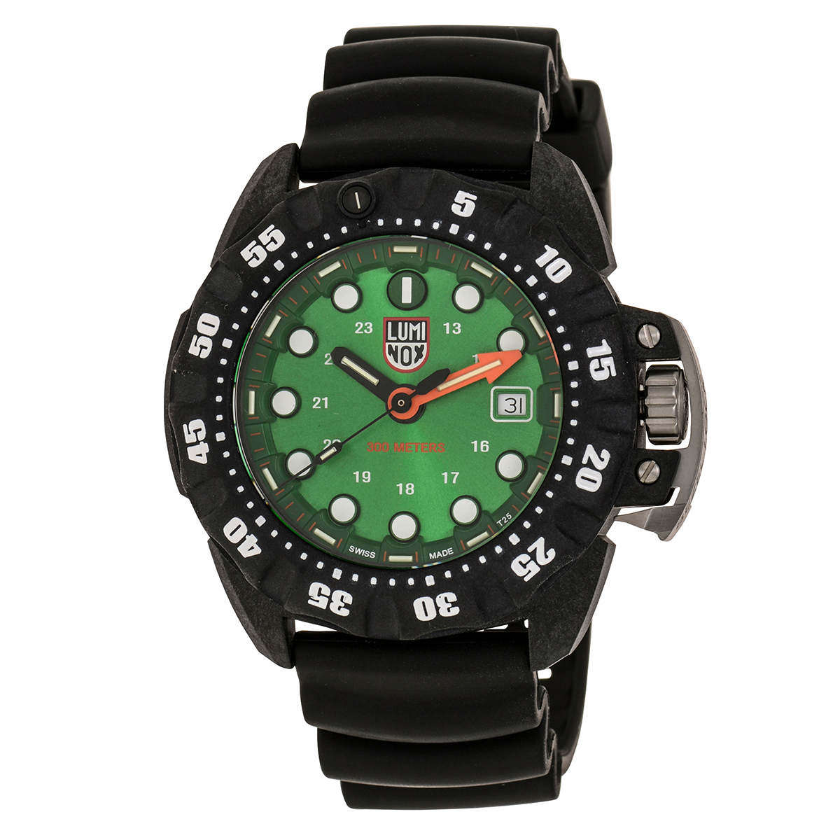 Luminox Scott Cassell Deep Dive Quartz Green Dial Men's Watch XS