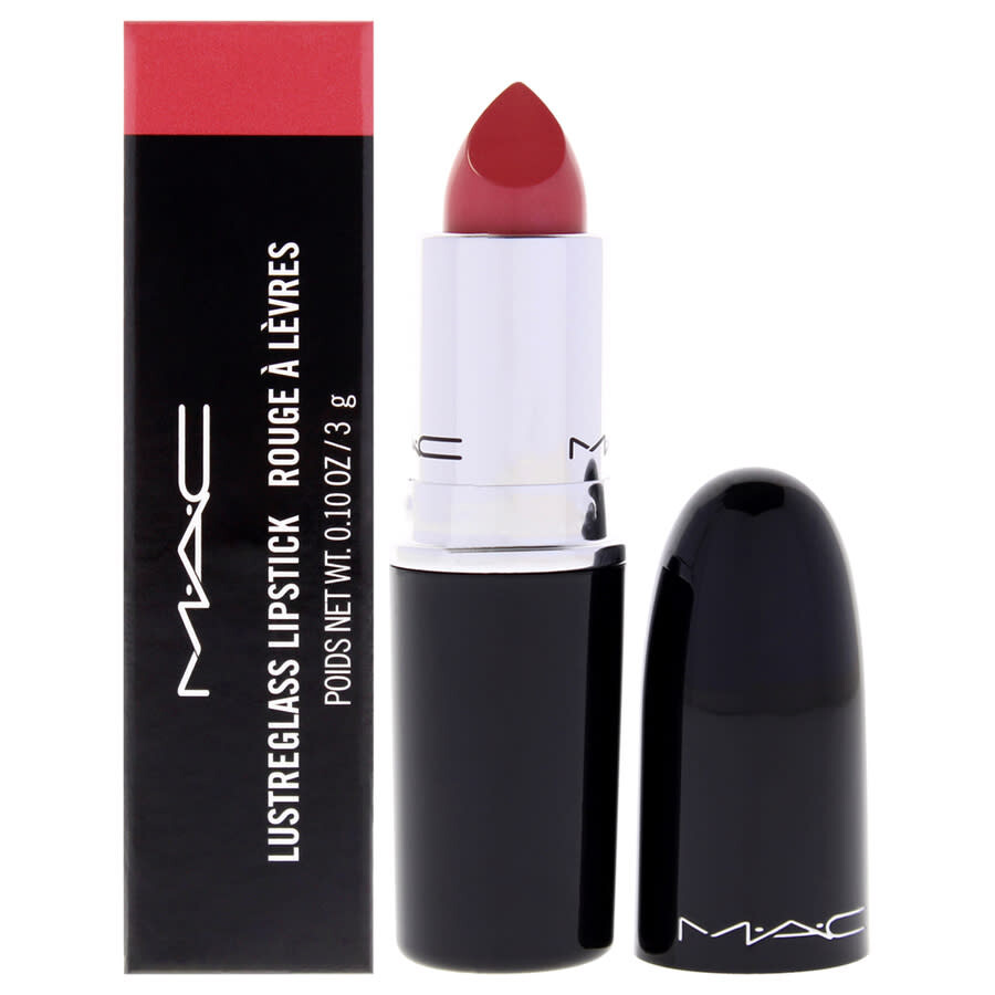 Mac Ladies Lustreglass Lipstick 0.1 oz 547 Pigment Of Your Imagination Makeup 773602609901 In Red