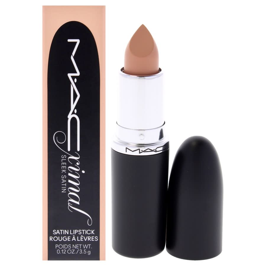MAC Ladies Macximal Sleek Satin Lipstick 0.12 Oz 833 Creme D Nude