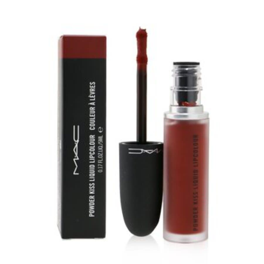 Mac Ladies Powder Kiss Liquid Lipcolour 0.17 oz # 991 Devoted To Chili Makeup 773602567881