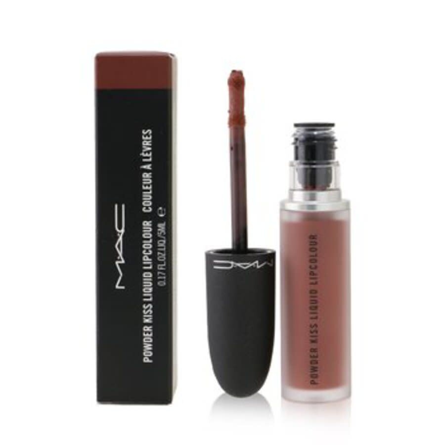 Mac - Powder Kiss Liquid Lipcolour - # 997 Over The Taupe  5ml/0.17oz In Brown