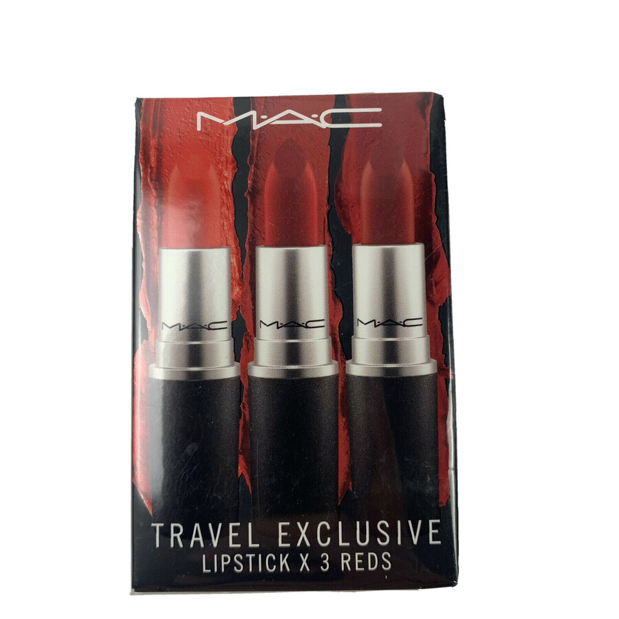 M.A.C Mac Travel Exclusive Lipstick X 3 Reds 773602561360