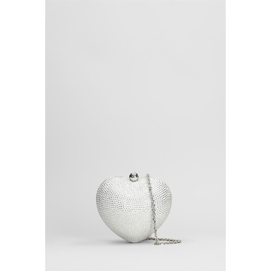 Mach&mach Mach & Mach Clutch In White Leather