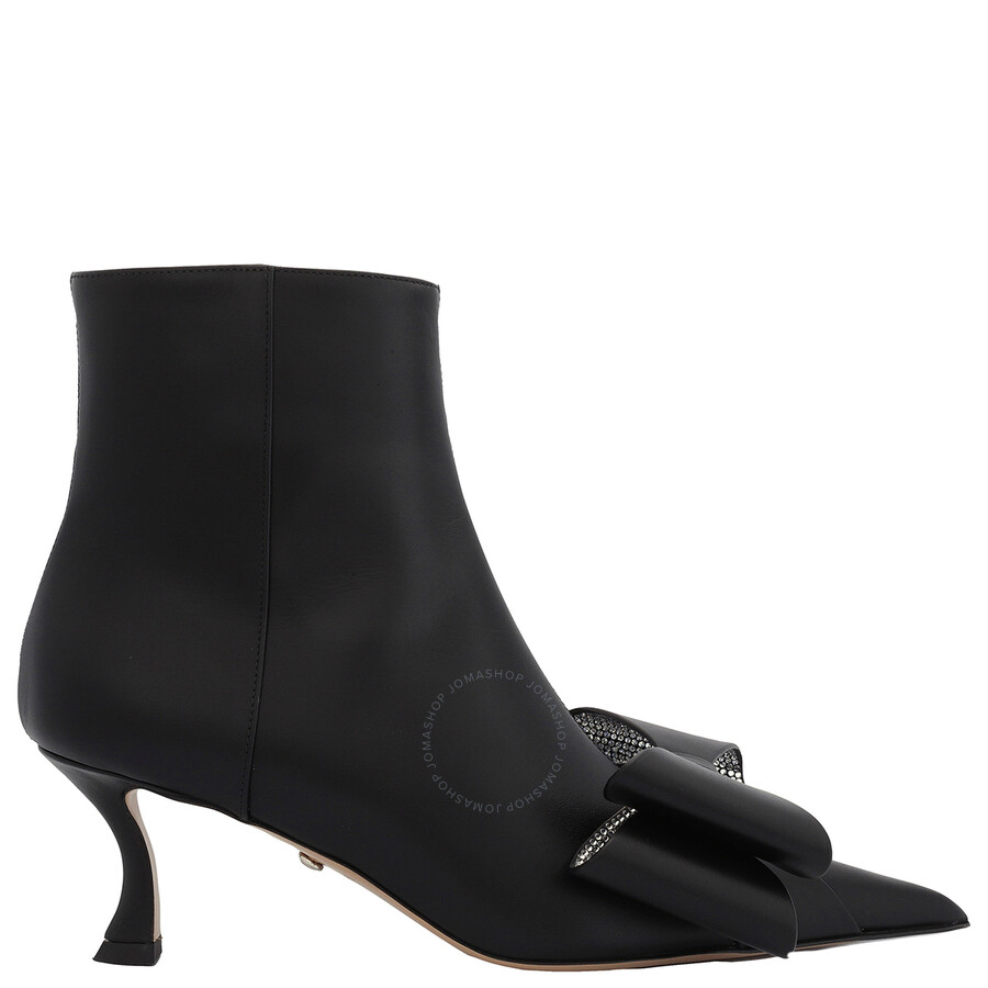 Mach&mach Mach & Mach Le Cadeau Leather Boots In Black