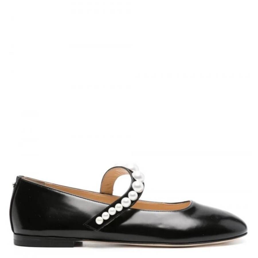 Mach&mach Mach & Mach Flats In Black